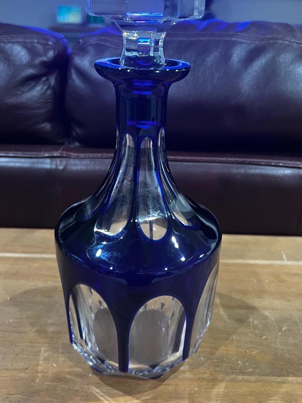 Natchmann Crystal Decanter.Rare find!